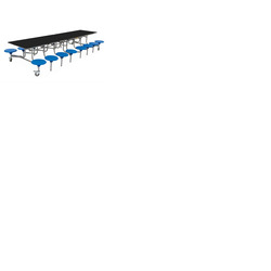 16 Seat Rectangular Mobile Folding Table