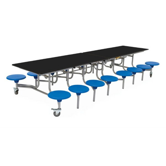 16 Seat Rectangular Mobile Folding Table