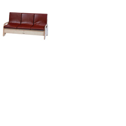 3-Seat Wooden Sofa