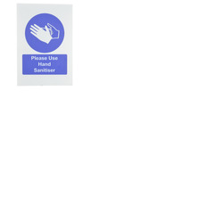A4 Hand Sanitiser Safety Sign 300 x 210mm Correx Plastic