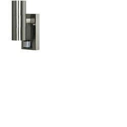Twin External Wall Light with PIR Sensor GU10 240V