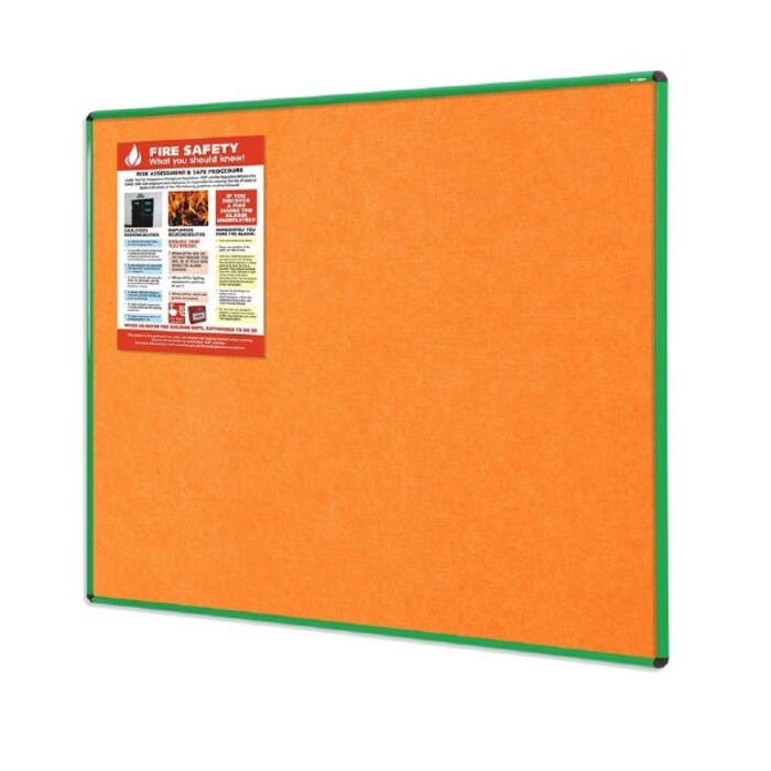Shield Resist-a-Flame Coloured Frame Eco-Colour Noticeboard
