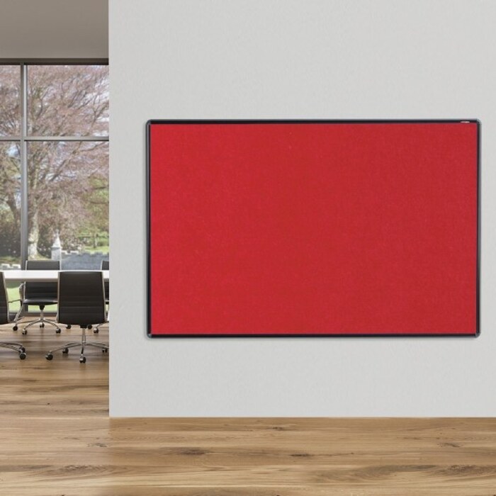 Shield Resist-a-Flame Coloured Frame Eco-Colour Noticeboard