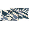 Mini Moderns P. L. U. T. O. Cushion Washed Denim and Copper