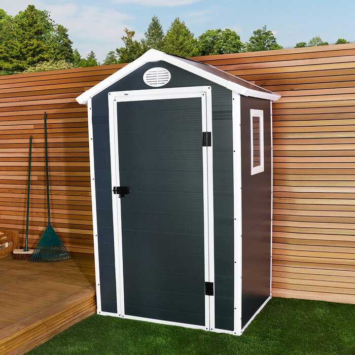 Plastic Storage Shed 4. 4ft x 3. 4ft