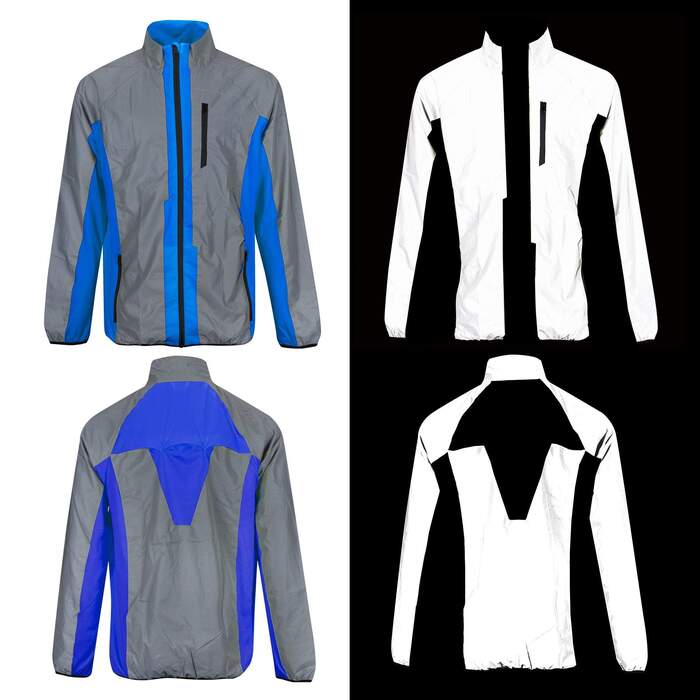 BTR High Visibility Reflective Cycling & Running Jacket. High Vis