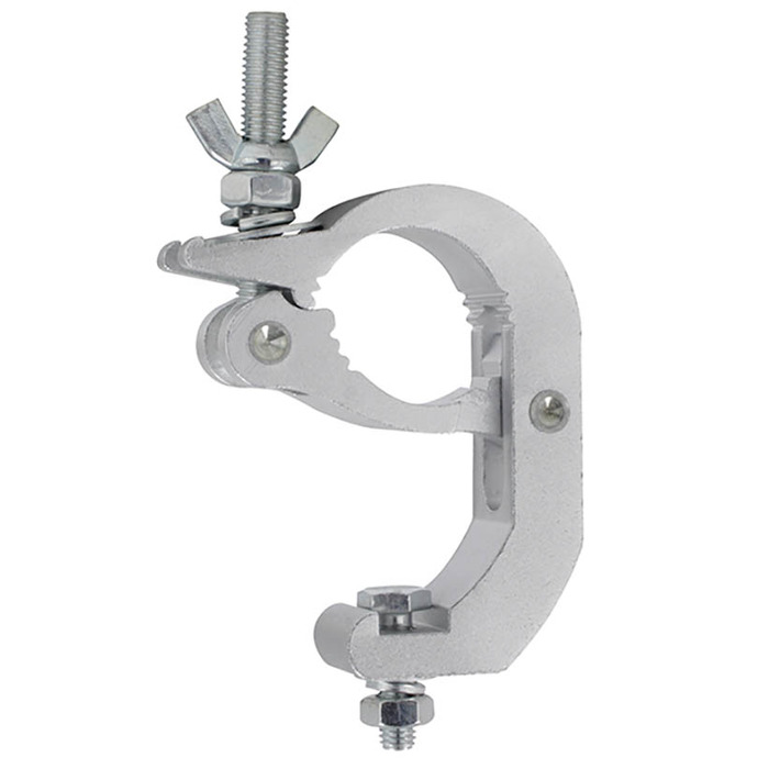 Self Locking Lighting Clamp 48-51mm 100Kg SWL - Silver