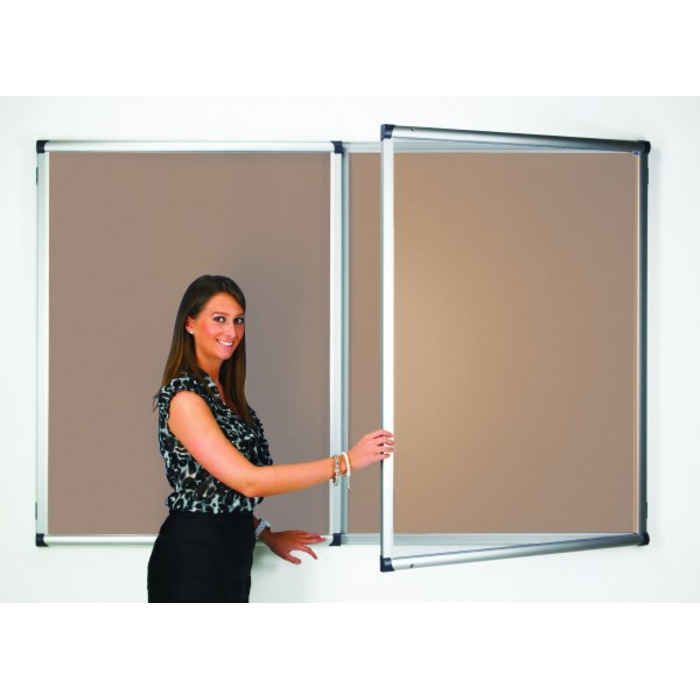Eco-Sound Blazemaster Metropolitan Frame Tamperproof Noticeboard