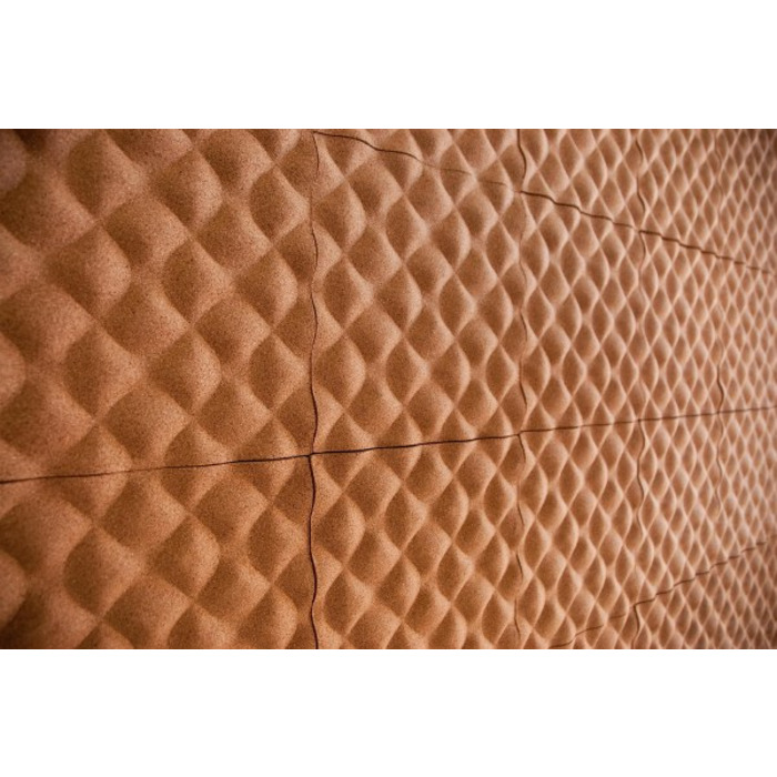 Ripple Cork Tiles, Pack of 12
