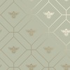 Honeycomb Bee Wallpaper Green Holden 13080