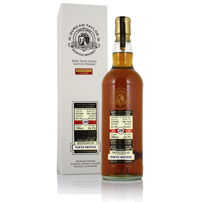 North British 1991 29YO Rare Auld Cask #5957092 54. 7%