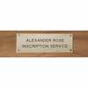 Alexander Rose Stainless Steel Engraving Plate