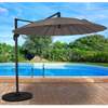 Bracken Outdoors Shanghai 2. 7m Cantilever Garden Parasol Taupe