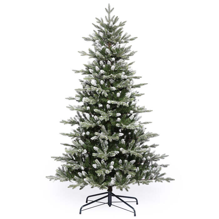 Artificial 6ft Christmas Tree Snowy Ferndown by Noma