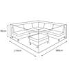 LG Outdoor Medium Modular Set Deluxe Cover