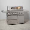 Draco Grills Z640 Deluxe 6 Burner Stainless Steel Gas Barbecue with Cabinet