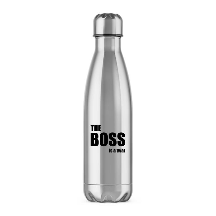 The Boss Is A . . . Swearing Water Bottle
