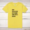 Daddy You're My Hero Adult T-Shirt