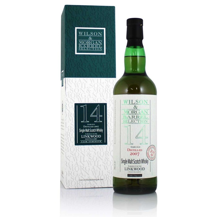 Linkwood 2007 14 Year Old Wilson & Morgan Cask Strength 58. 3%