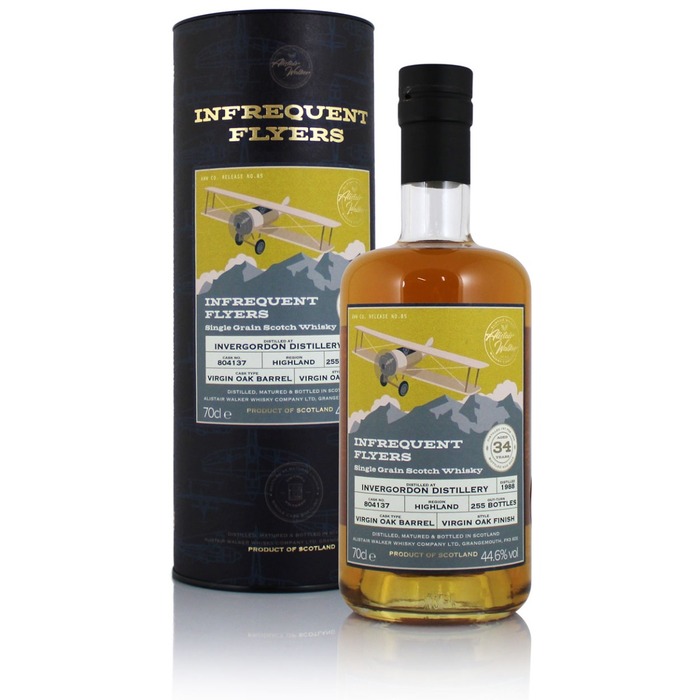 Invergordon 1988 34 Year Old Infrequent Flyers Cask #804137