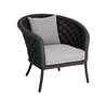 Alexander Rose Cordial Wide Rope Curved Top Lounge Chair