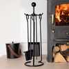 Snug Cedar Fireside Companion Set