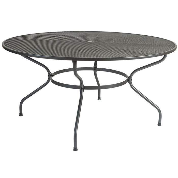 Ex Display Alexander Rose Portofino Metal Round Garden Table (1. 5m)