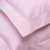 10. 5 Tog Duvet 100% Cotton Pink & White Cover Set & Pillow
