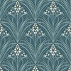 Elegance Bellflower Wallpaper Green Muriva M66114