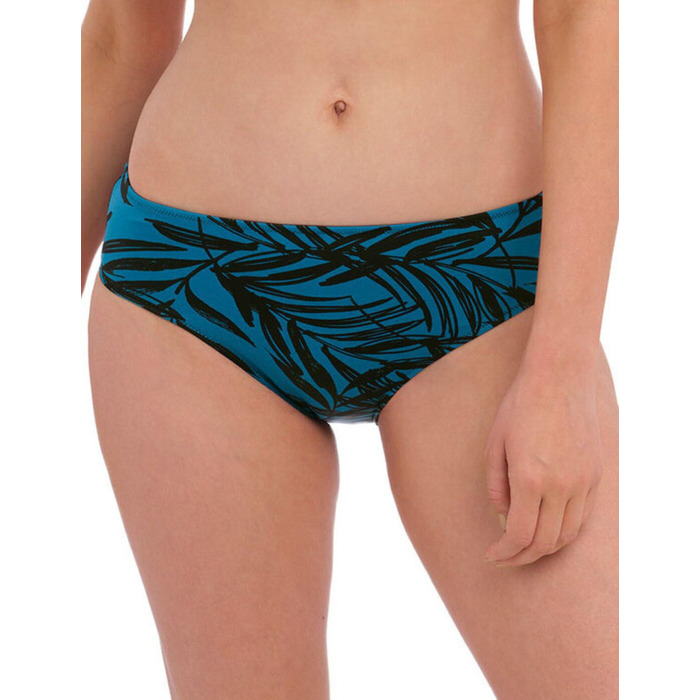 Fantasie Palmetto Bay Mid Rise Bikini Brief - Zen Blue - XS - 8