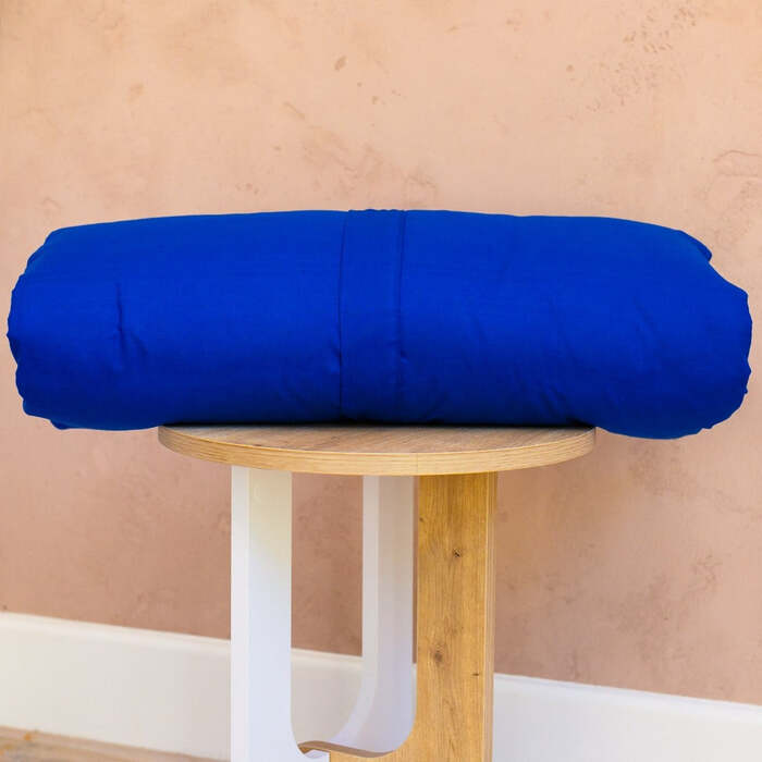 Dog Bed Duvet Cover Two Sizes Polycotton Royal Blue - Medium - Large