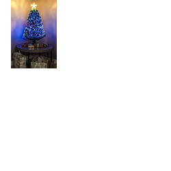 Green Fibre Optic Christmas Tree 2ft