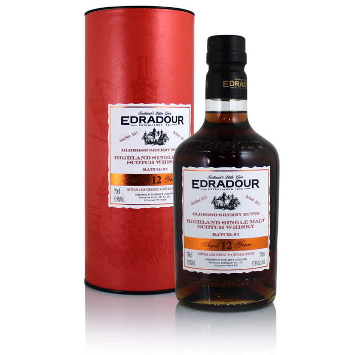 Edradour 2011 12 Year Old Cask Strength Batch #1