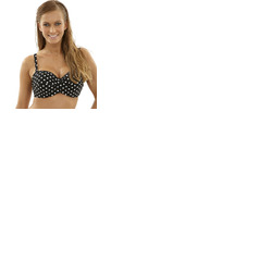 Panache Anya Spot Bandeau Bikini Top