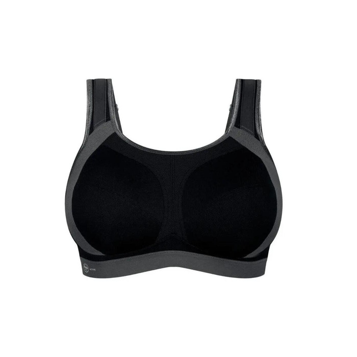 Anita Active Extreme Control+ Full Cup Sports Bra - Black/Anthracite - 40J