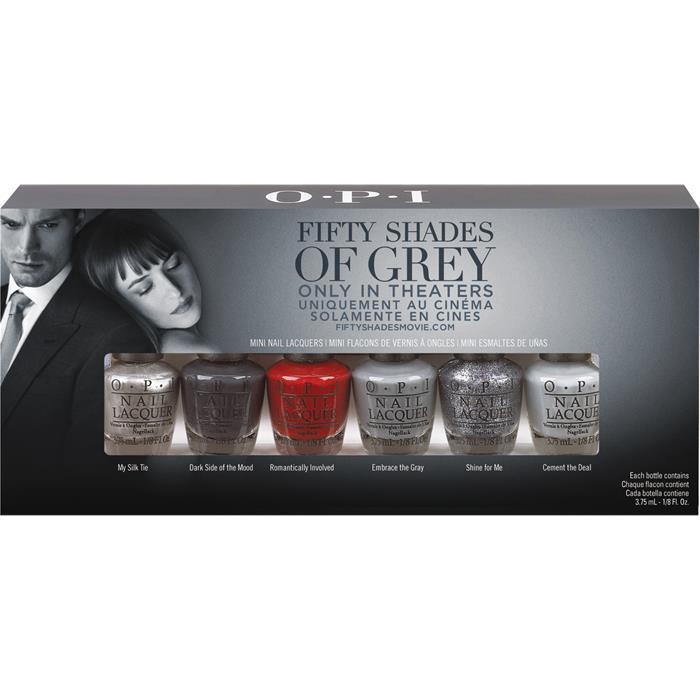 OPI 50 Shades Of Grey Nail Polish Collection - Mini's (x6 3. 75ml)