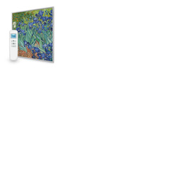 595x595 Irises Picture Nexus Wi-Fi Infrared Heating Panel 350W - Electric Wall Panel Heater