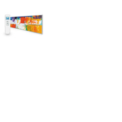 350W Abstract Paint UltraSlim Picture Nexus Wi-Fi Infrared Heating Panel - Electric Wall Panel Heater
