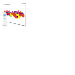 995x1195 New York Skyline Splash Picture Nexus Wi-Fi Infrared Heating Panel 1200W - Electric Wall Panel Heater