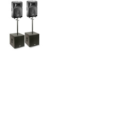 FBT JMaxX 112A, Subline 115SA, Speaker Poles and Padded Covers 3200 Watts Active System
