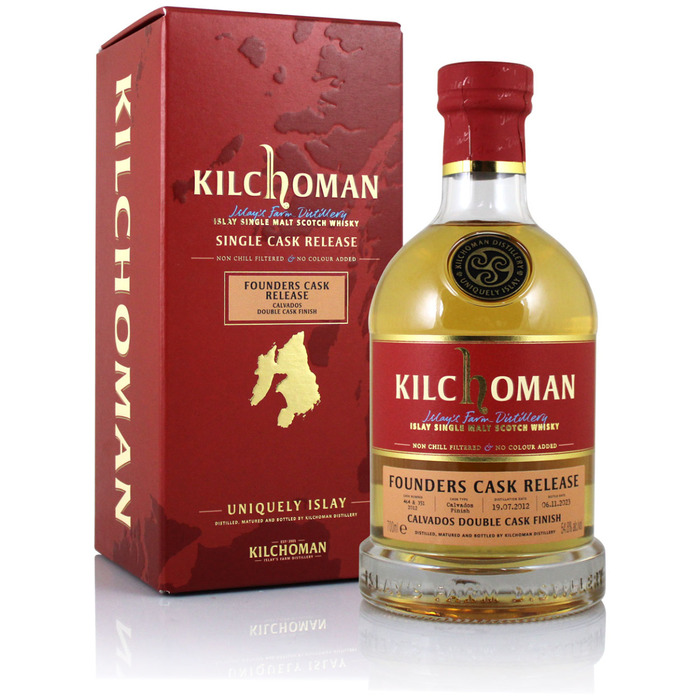 Kilchoman 2012 11 Year Old Founders Cask 5th Release 54. 8%