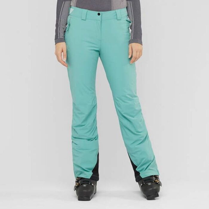 Salomon The Brilliant Snowboard Womens Pants - Turquoise