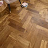 Lusso Rome Herringbone Smoked Brushed & Lacquered Engineered Oak