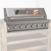 Draco Grills Z640B Deluxe 6 Burner Stainless Steel Build in Gas Barbecue
