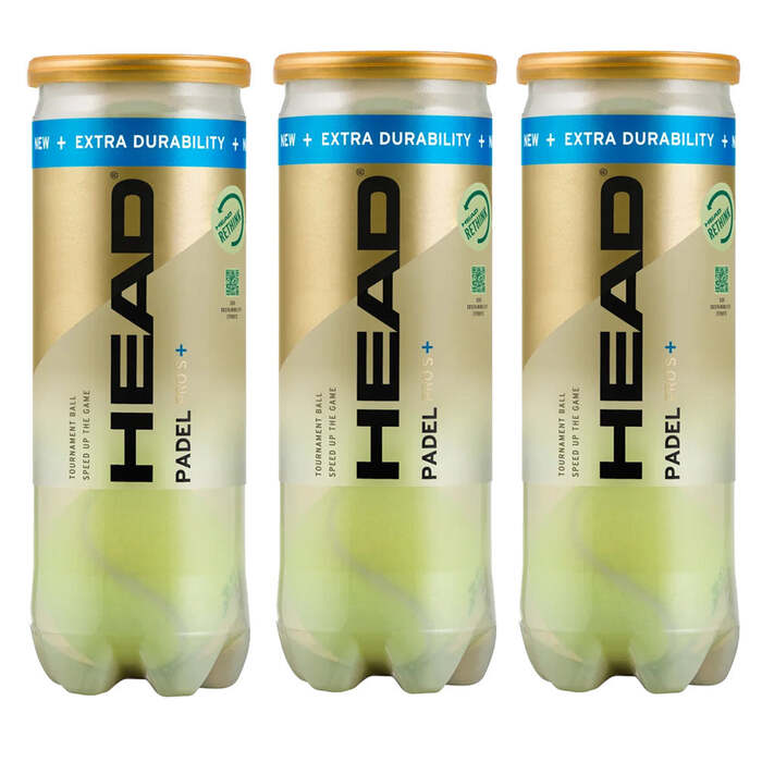 Head Pro S+ Padel Balls - 1 Dozen
