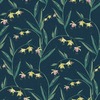 Laura Ashley Fulwell Fuchsia Wallpaper Midnight Seaspray 127402
