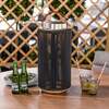 Bracken Outdoors Aurora Straight Charcoal Solar Lantern