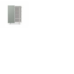 A08 Mobile Shelving Unit with Glass Writing Board