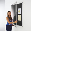 Coloured Frame Tamperproof Noticeboard