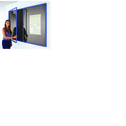Coloured Frame Tamperproof Noticeboard